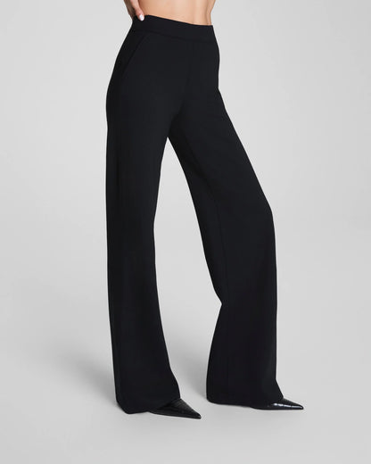 Spanx Ponte Wide Leg Pant - Classic Black