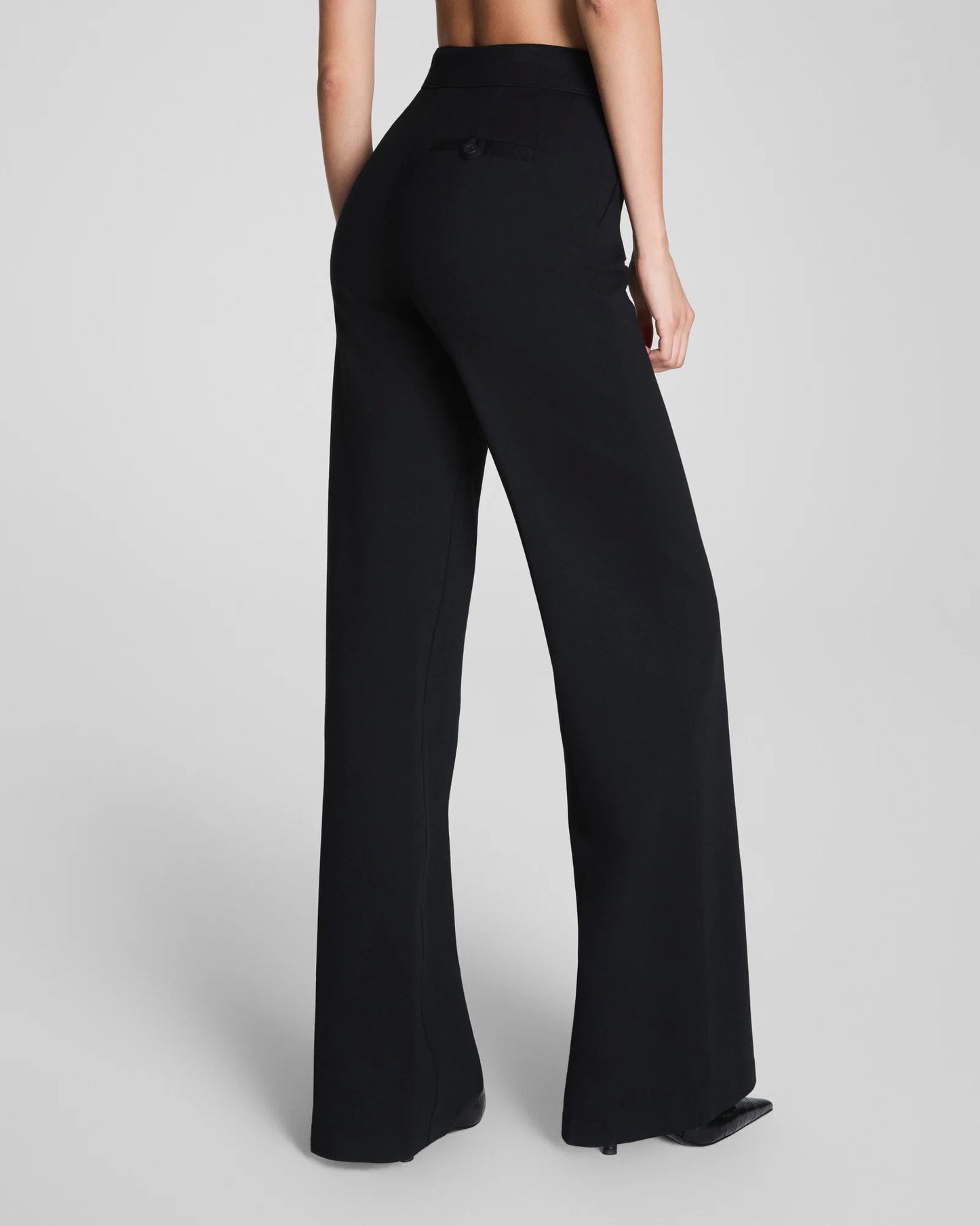 Spanx Ponte Wide Leg Pant - Classic Black