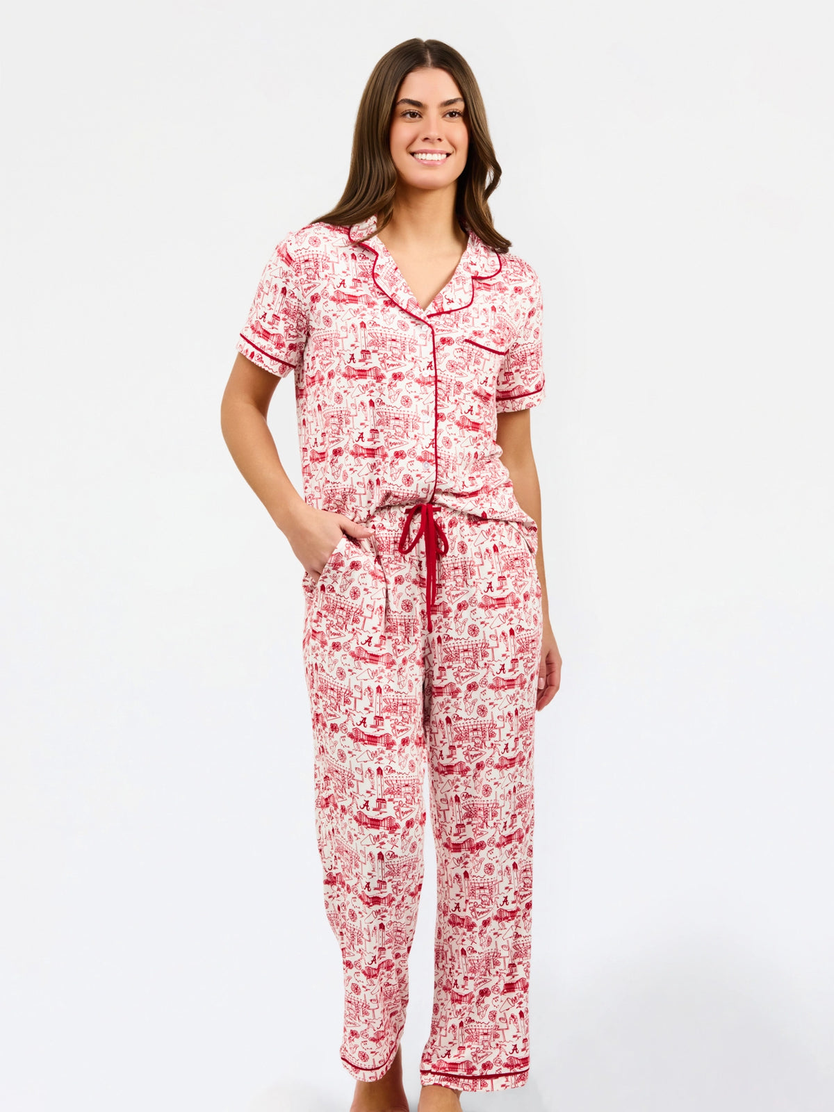 Charlotte Pajamas - Team Toile Alabama