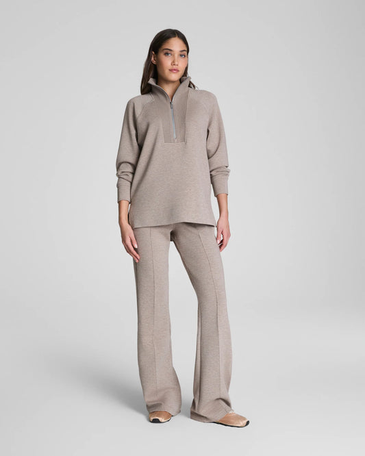 Spanx Brushed AirEssentials Brushed Flare Pant - Birch Heather