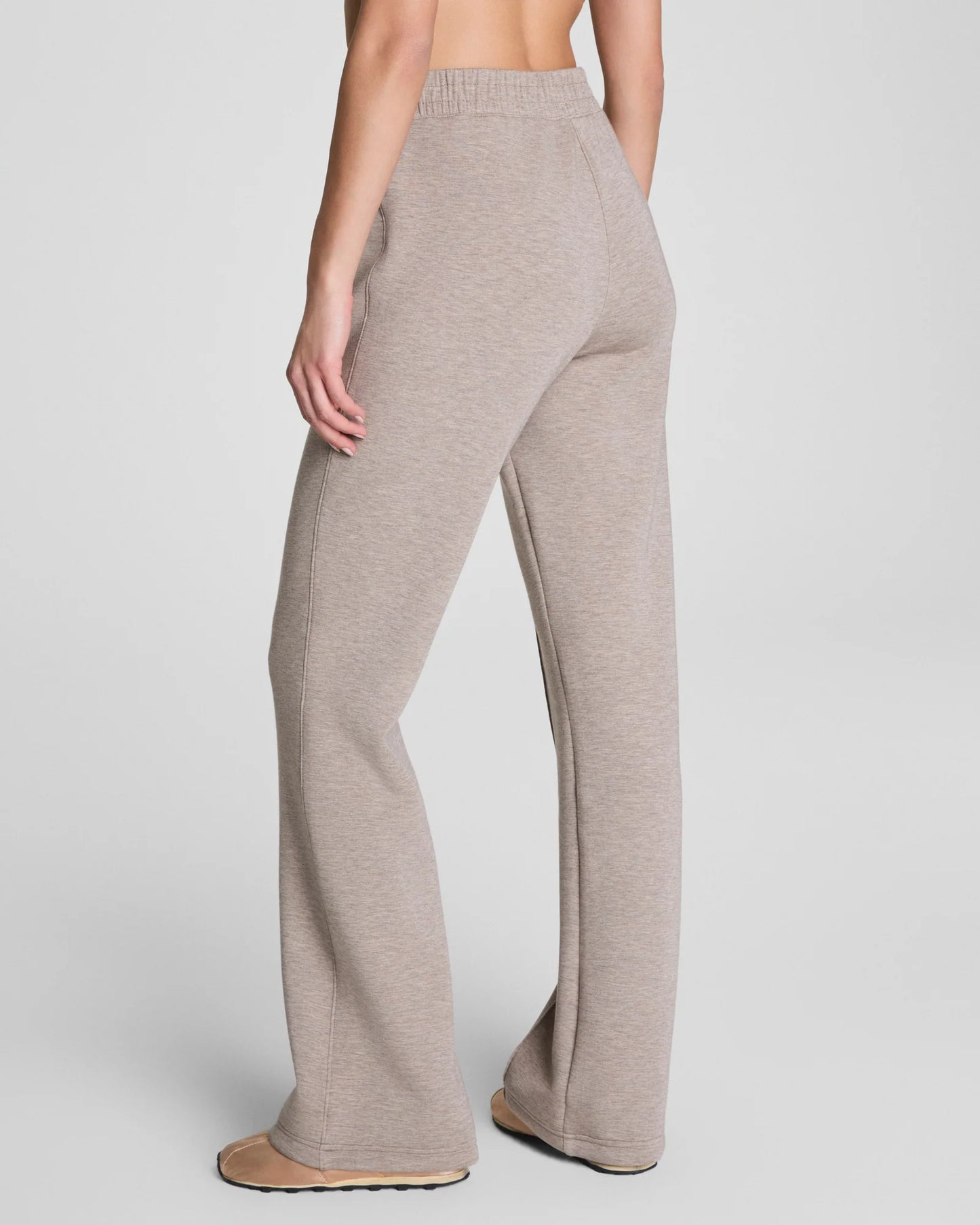 Spanx Brushed AirEssentials Brushed Flare Pant - Birch Heather