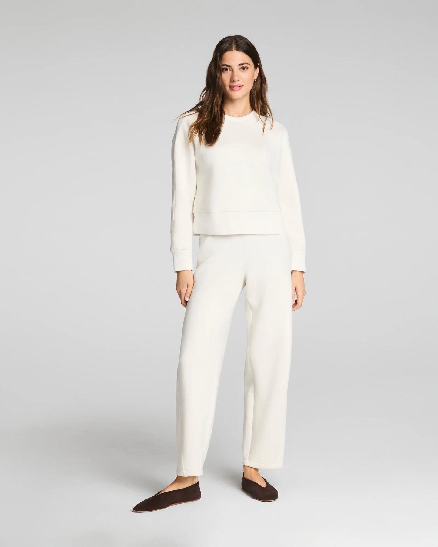 Spanx AirEssentials Luxe Barrel Leg Pant - Ivory