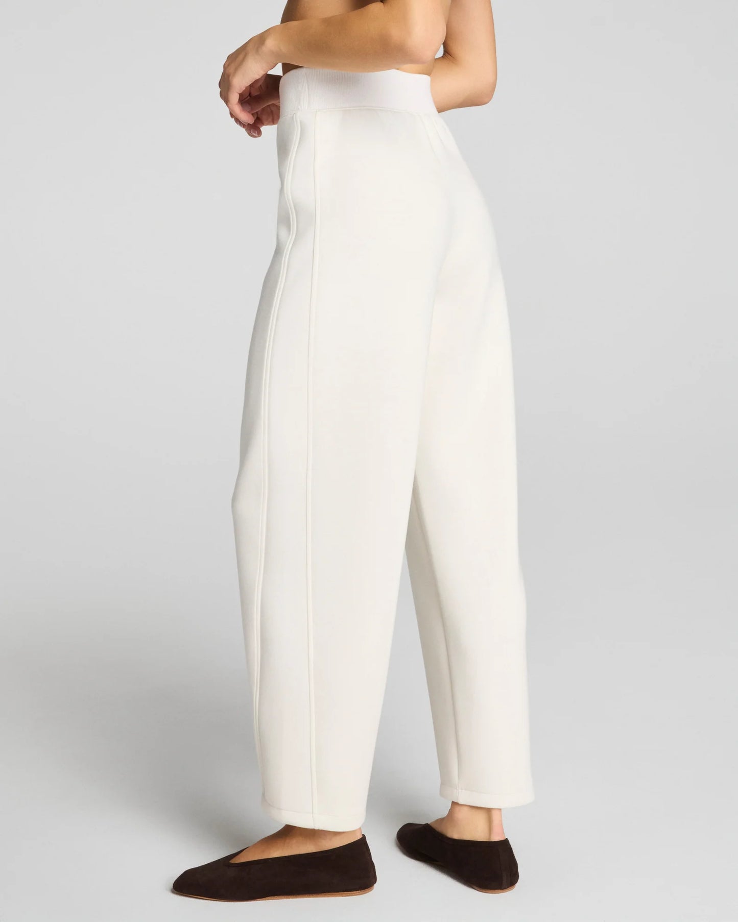 Spanx AirEssentials Luxe Barrel Leg Pant - Ivory