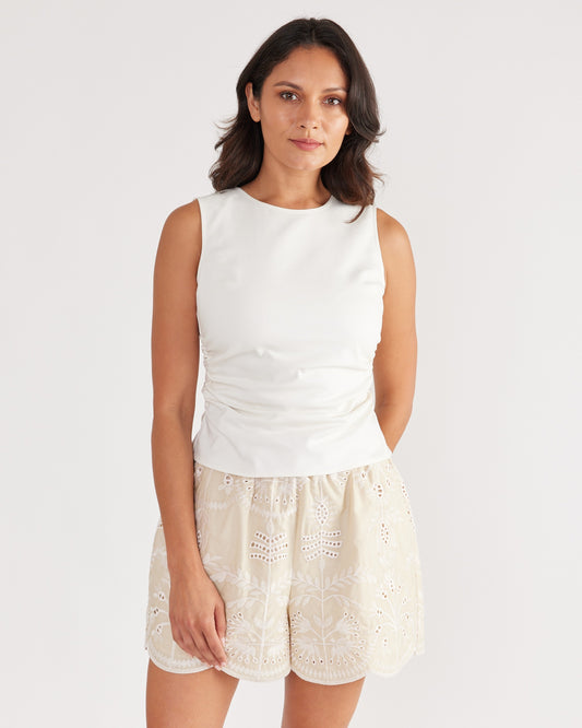 Jett Tank - Washed White