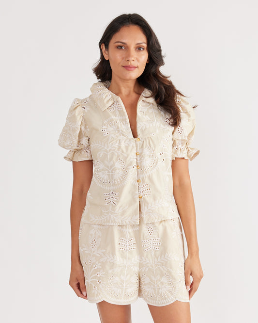Sheryl Top - Cobblestone
