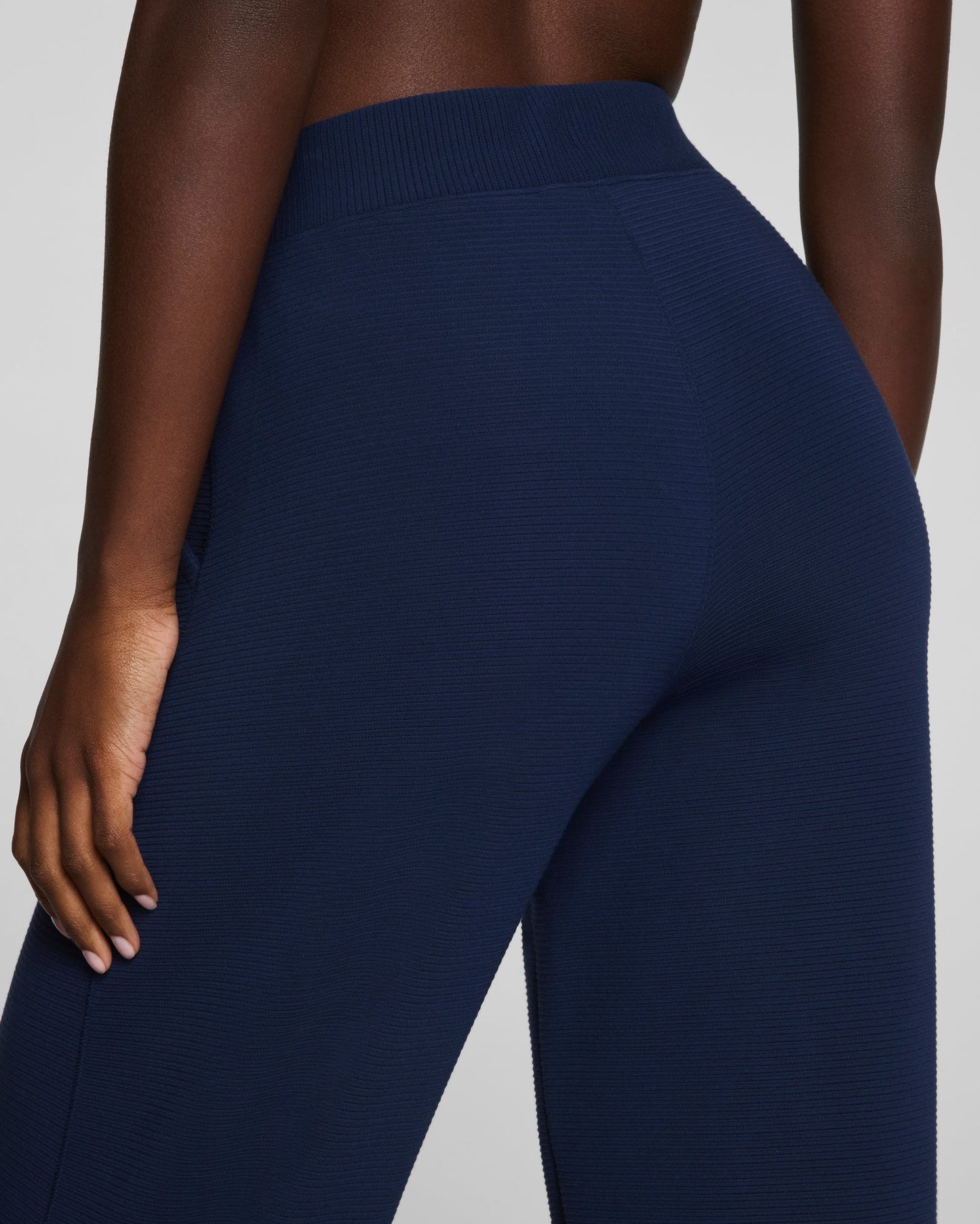 Spanx AirEssentials French Rib Wide Leg Pant - Timeless Navy