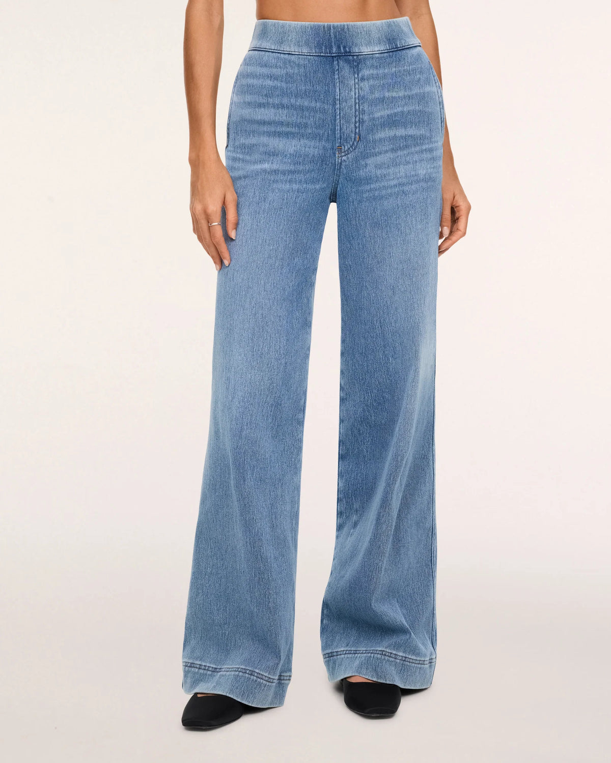Spanx Denim-ish Wide Leg Pant - Twilight Blue