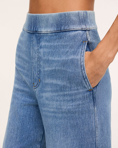 Spanx Denim-ish Wide Leg Pant - Twilight Blue