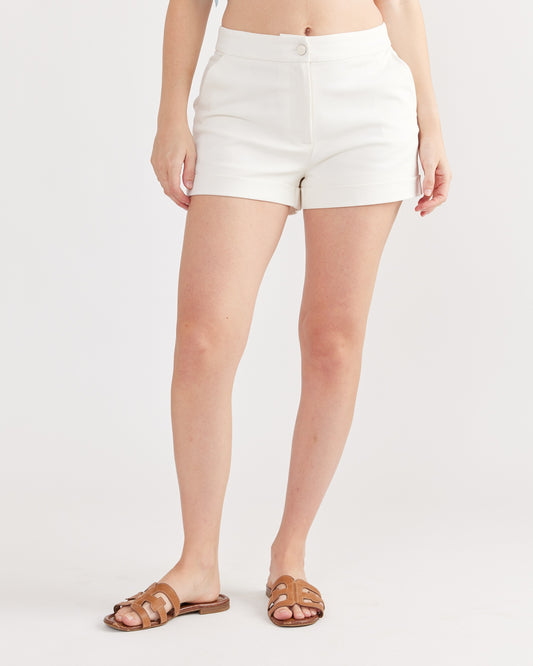 Sutton Short - Washed White