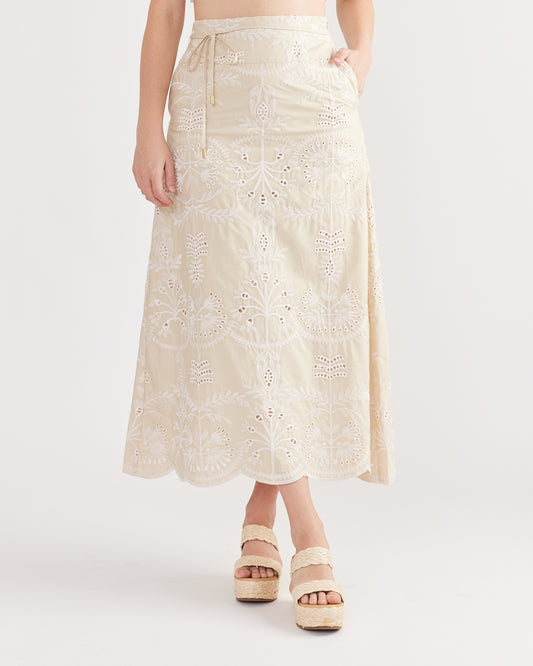 Neva Skirt - Cobblestone