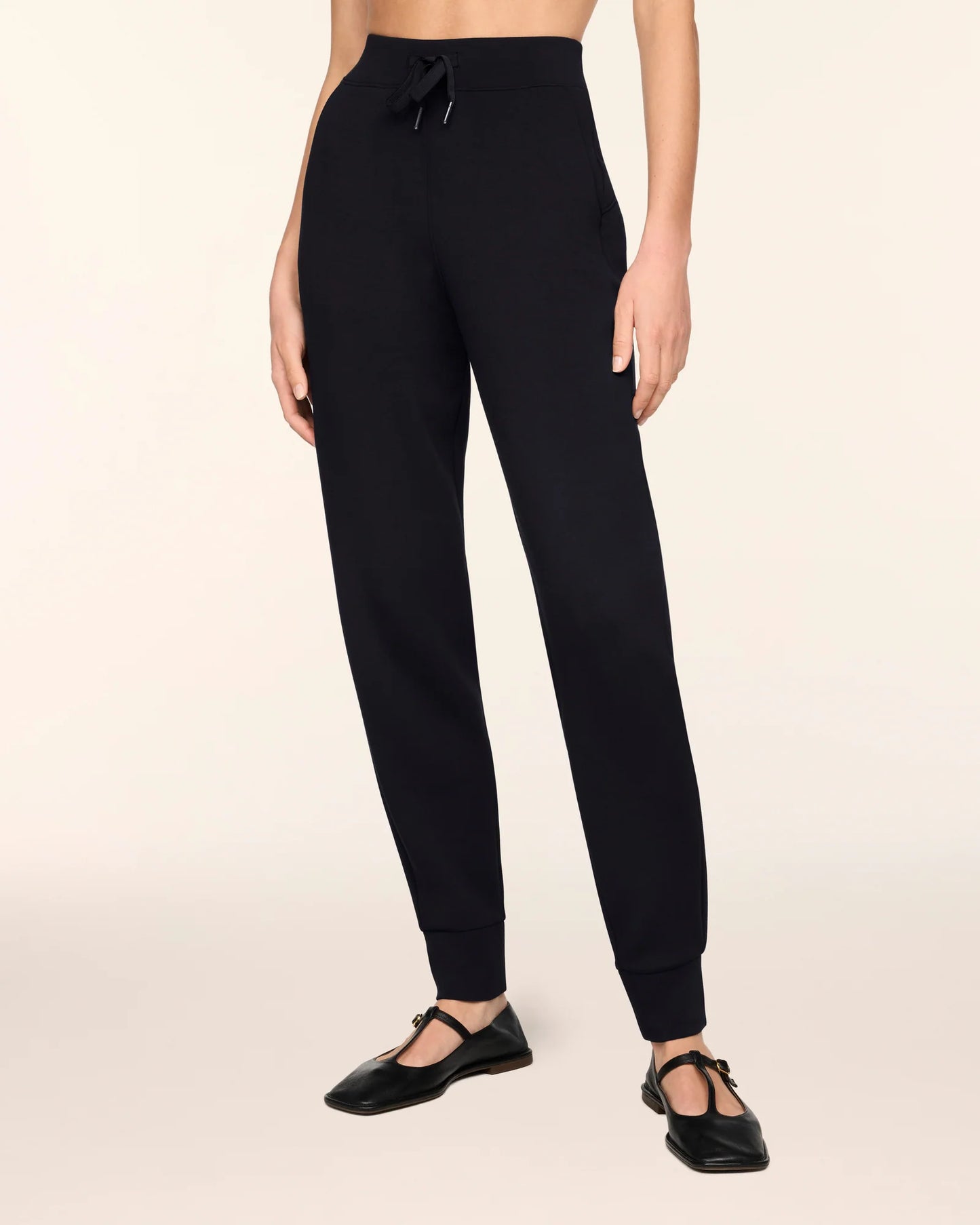 Spanx AirEssentials Slim Cuff Jogger Pant - Very Black