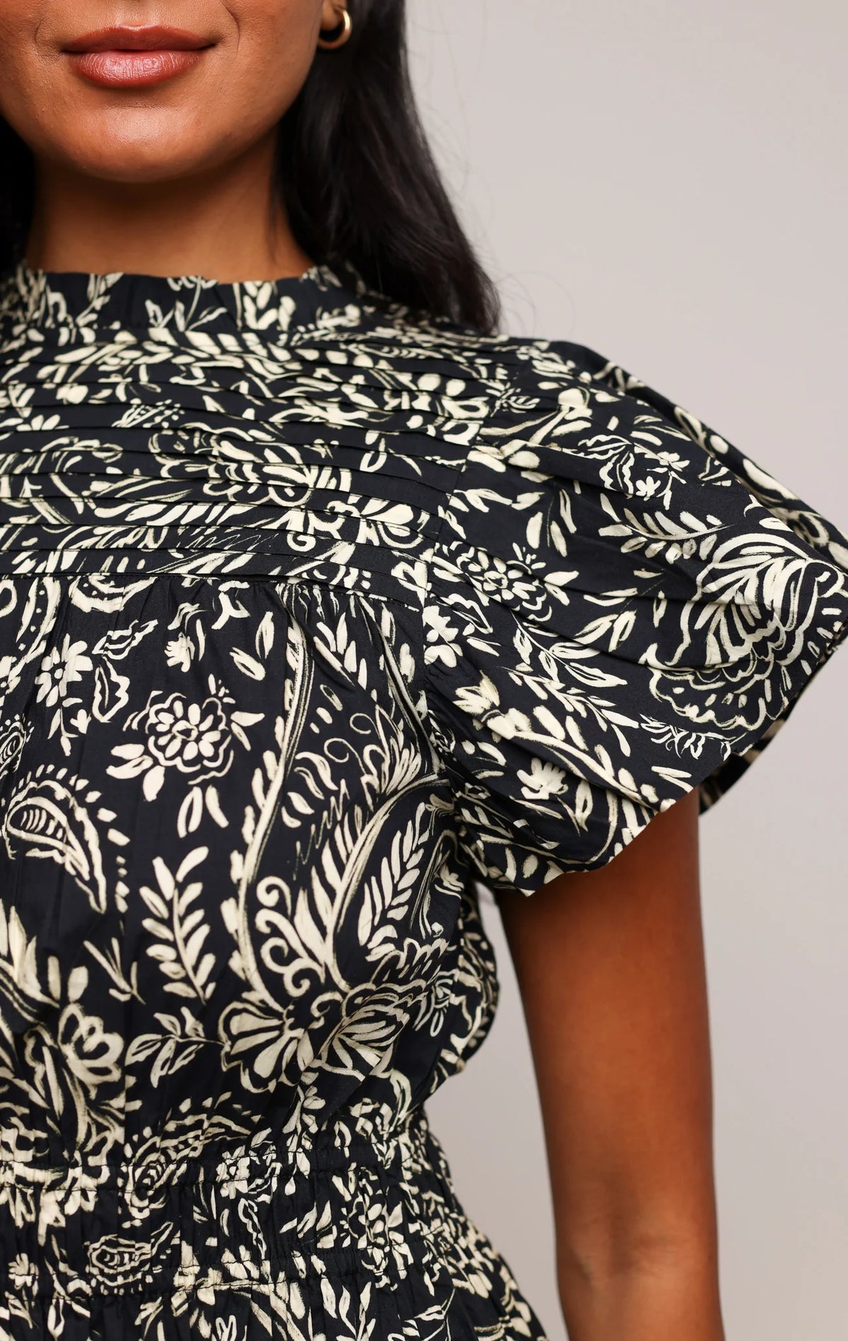 Aisha Dress - Midnight Botanica