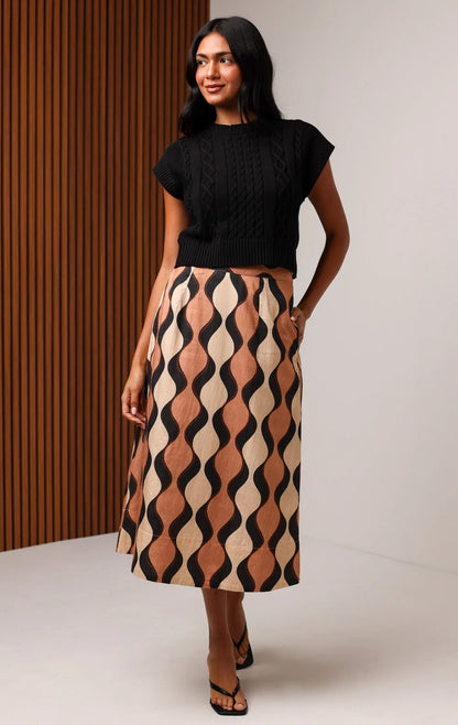 Meredith Midi Skirt - Current