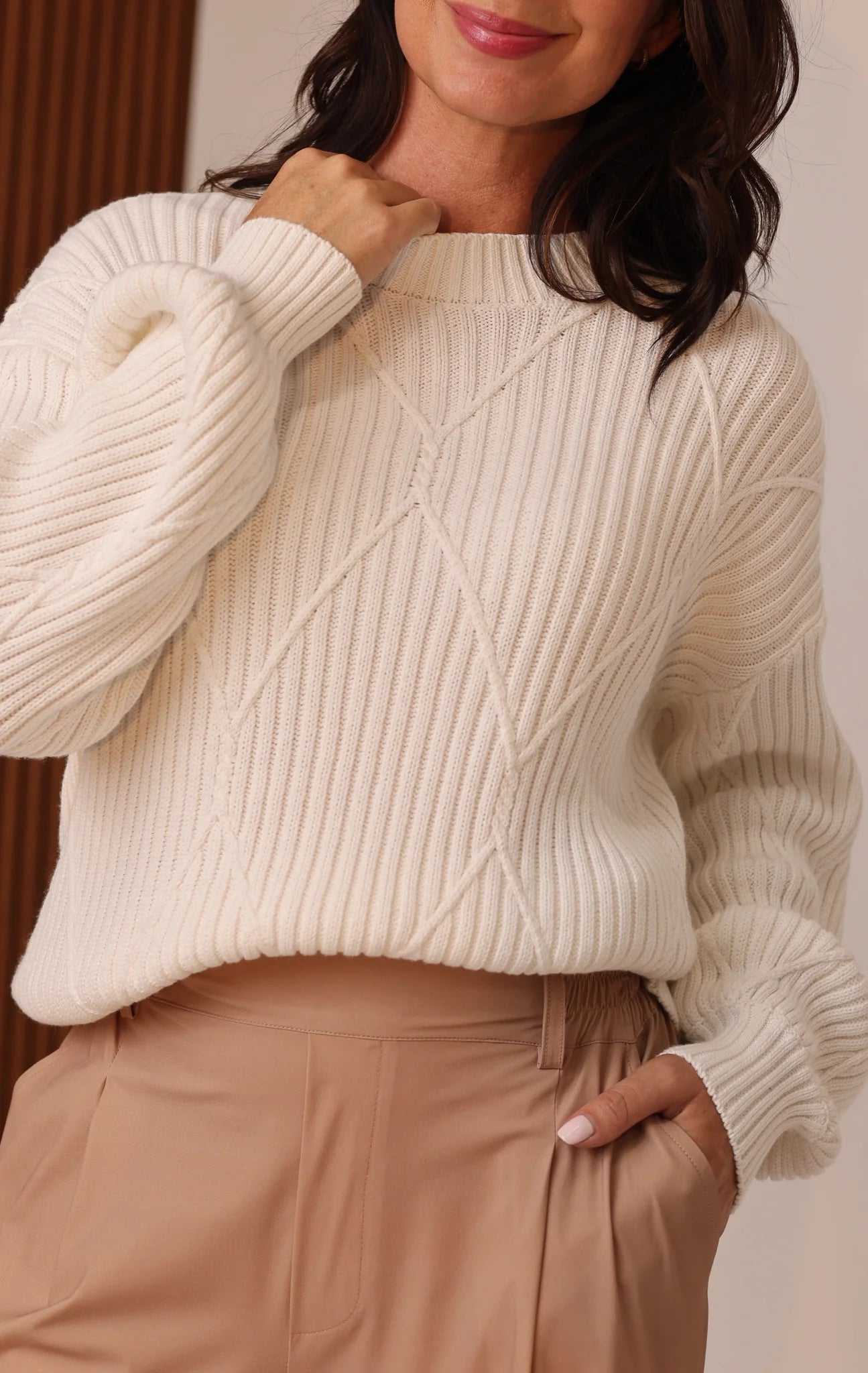 Eloise Sweater - Ivory