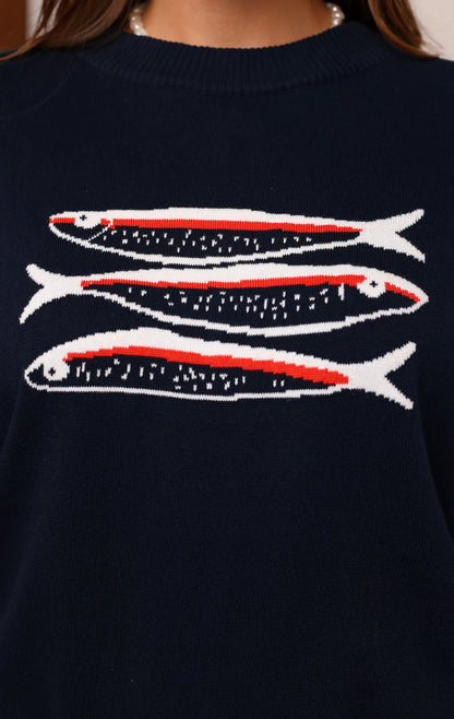 Sardine Sweater - Navy