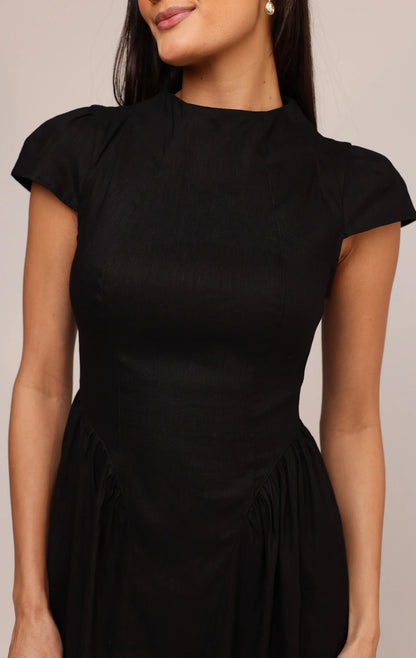 Dahlia Mini Dress - Black