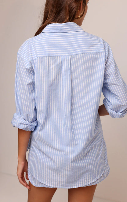 Paige Classic Button Up Shirt - Catch of the Day