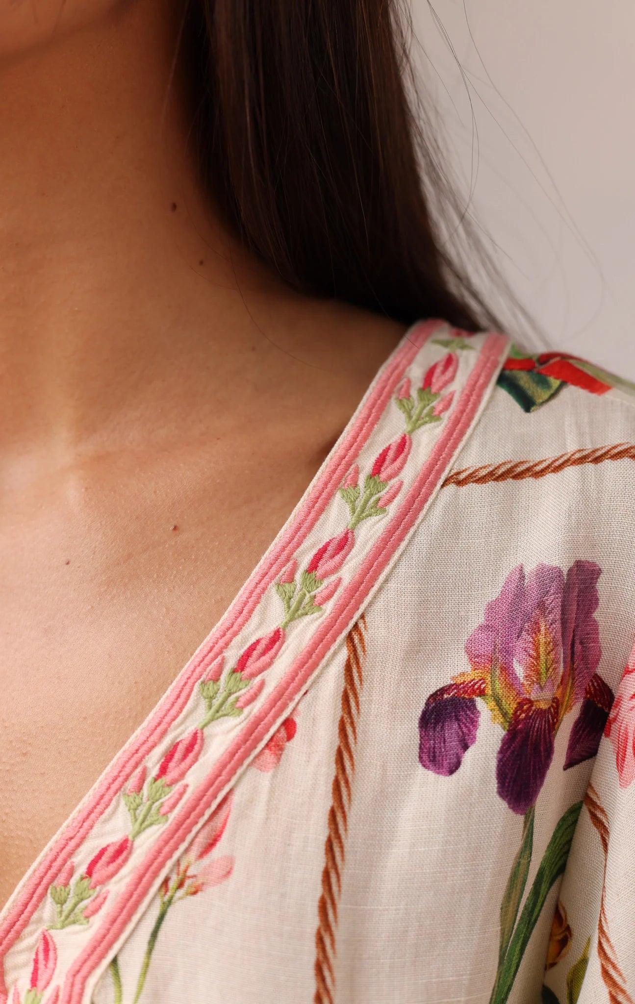 Carmen Mini Dress - Desert Flower