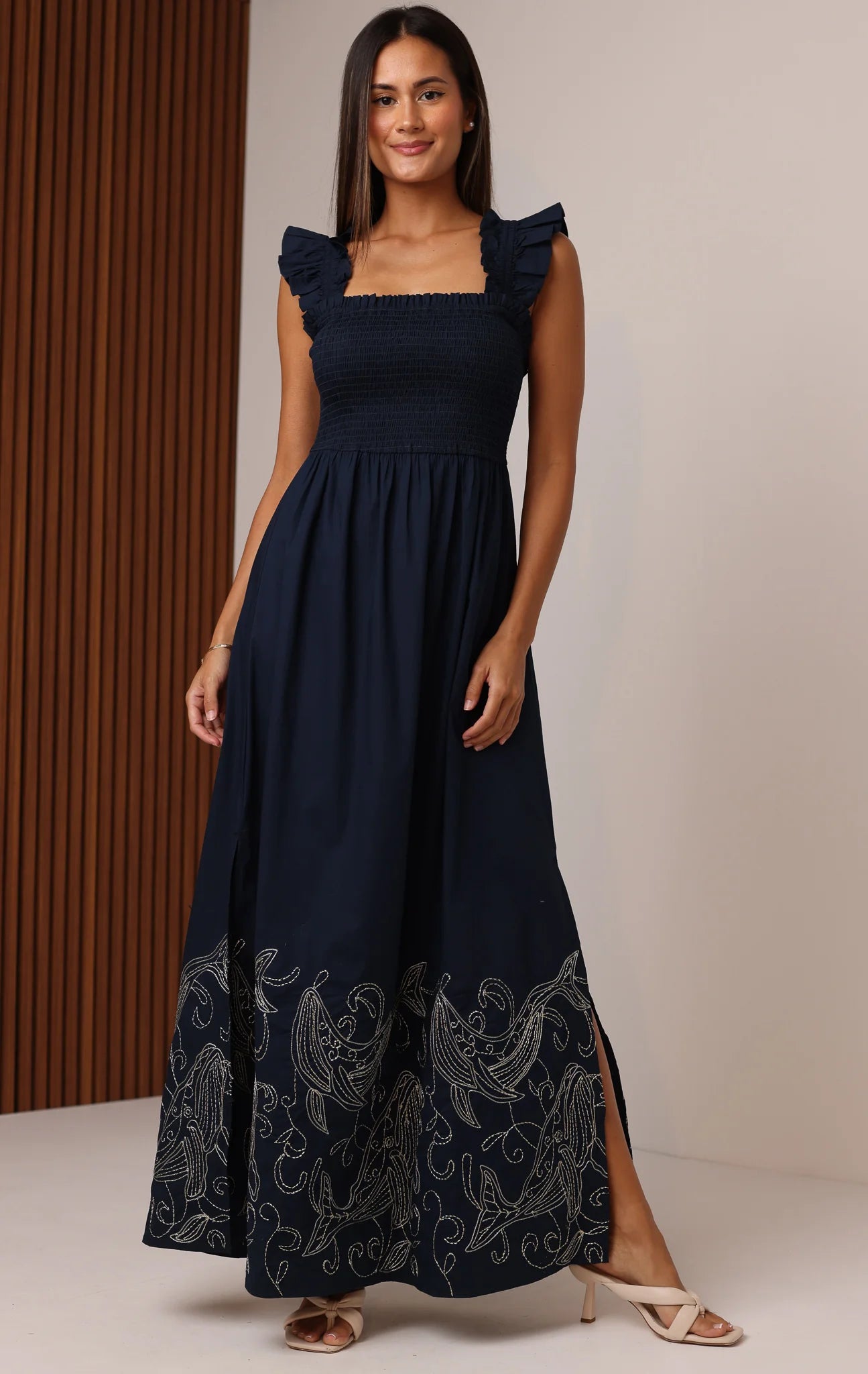 Polly Maxi Dress - Dancing Whales