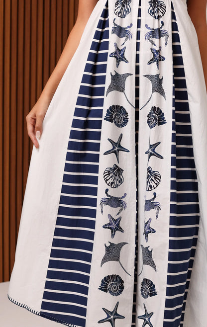 Cove Maxi Dress - Tidepool Jubilee