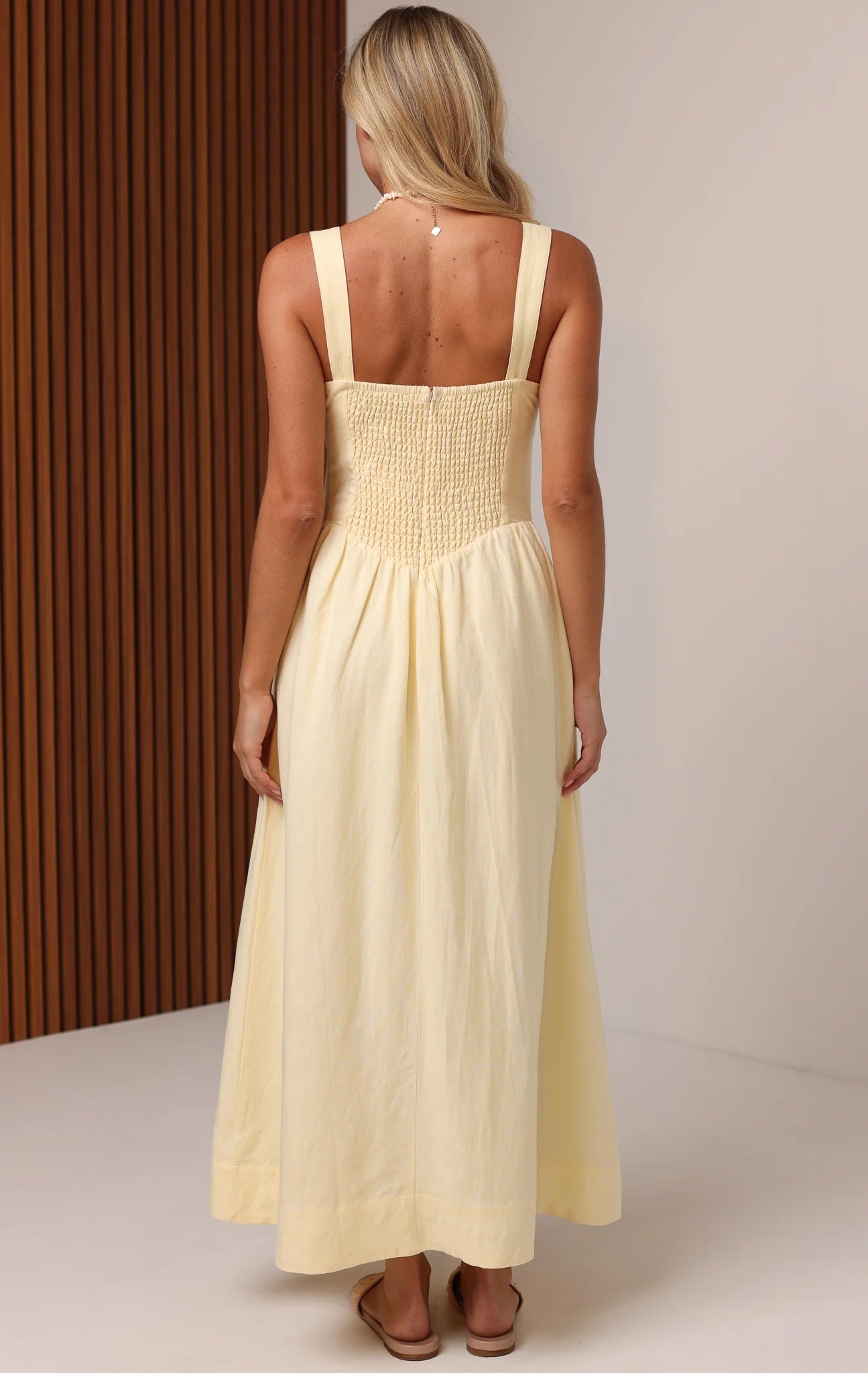 Loretta Dress - Butter Yellow