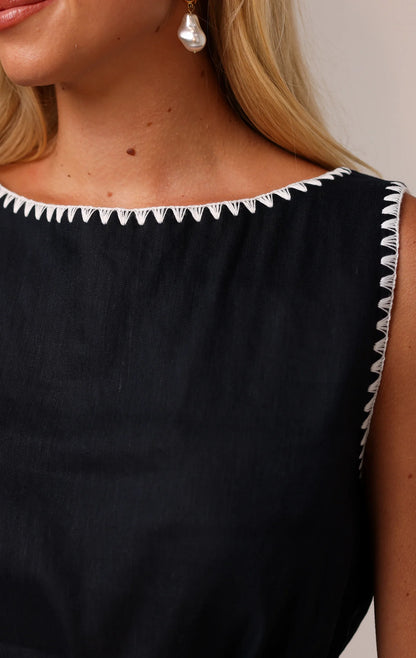 Vera Mini Dress - Navy