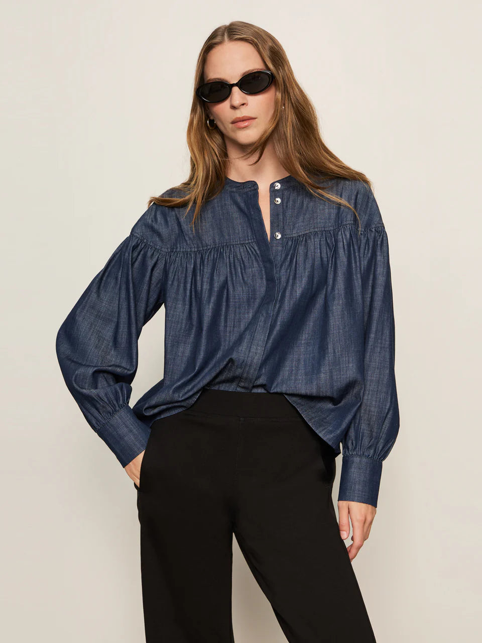 Personal Best Blouse - Moonshadow