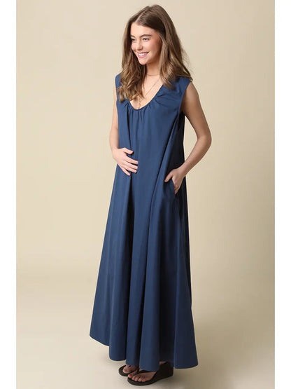 Lina Maxi Dress - Navy