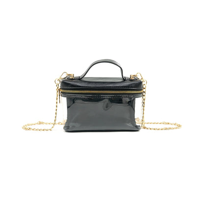 Kickoff Clear Crossbody Bag - Black