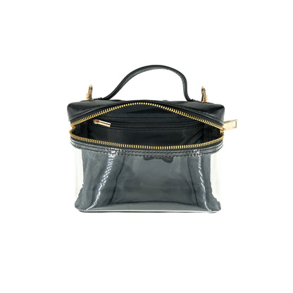 Kickoff Clear Crossbody Bag - Black