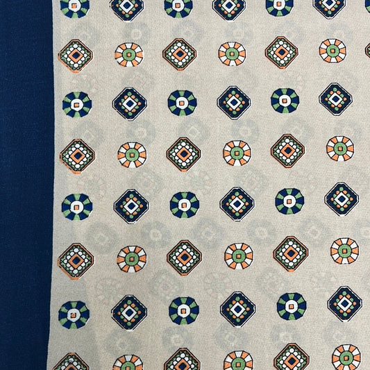 Portofino Tiles Scarf - Beige