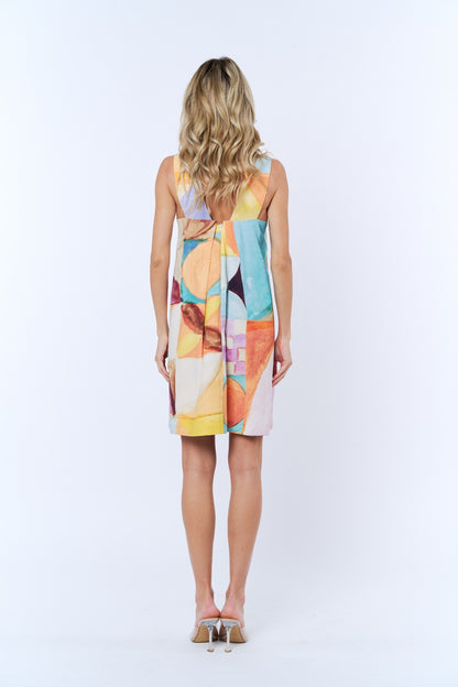 Arya V-Strapped Flowy Mini Dress