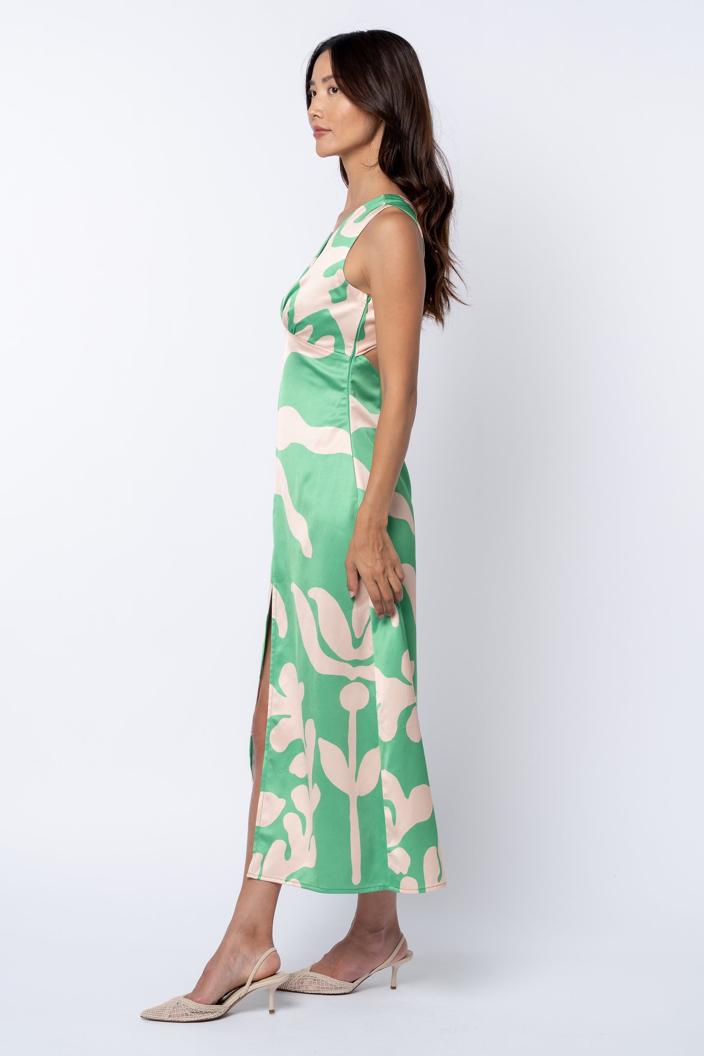 Penny Engineer Printed Twist Back Dress