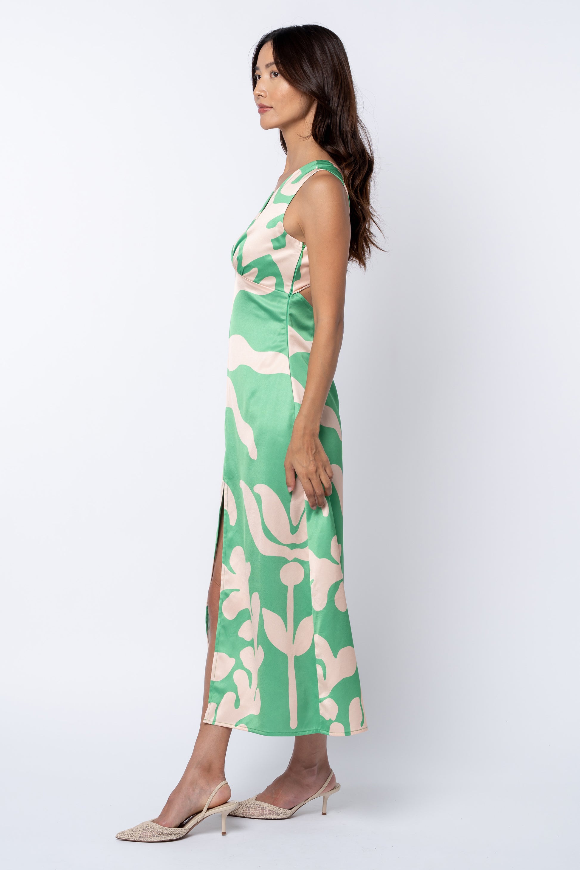 Penny Engineer Printed Twist Back Dress