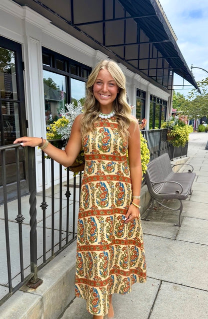Faith Dress - Amber Glen Cream