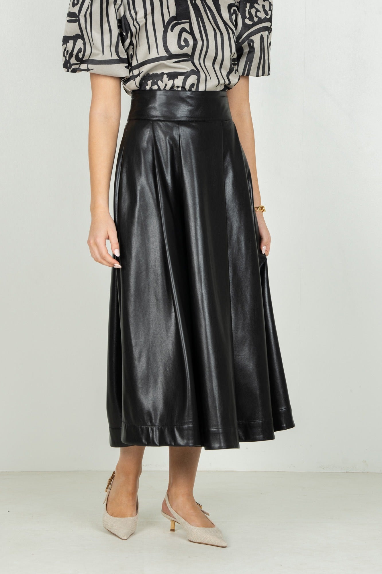 Dotty Skirt - Black
