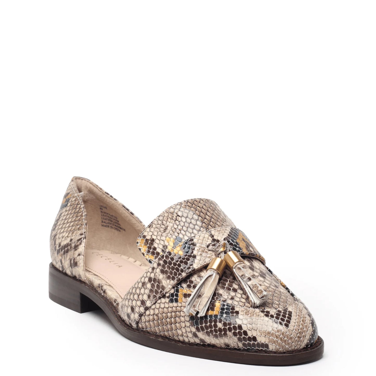 Linear Flat Shoe - Snake