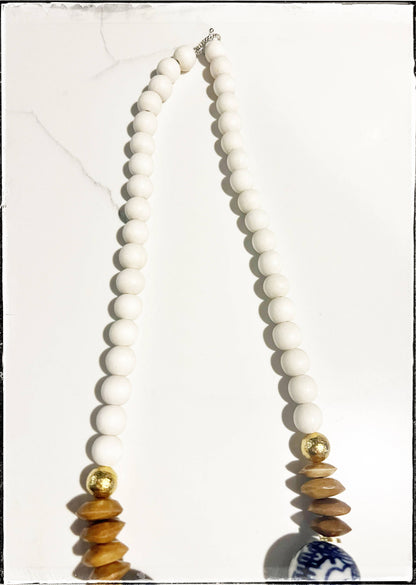 Bead Necklace - Chinoiserie  