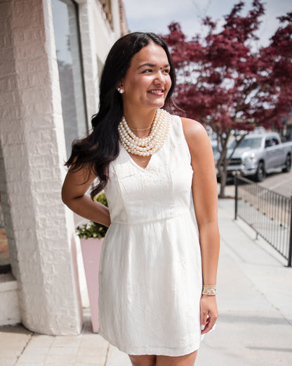 Twiggy Dress - Gardenia White