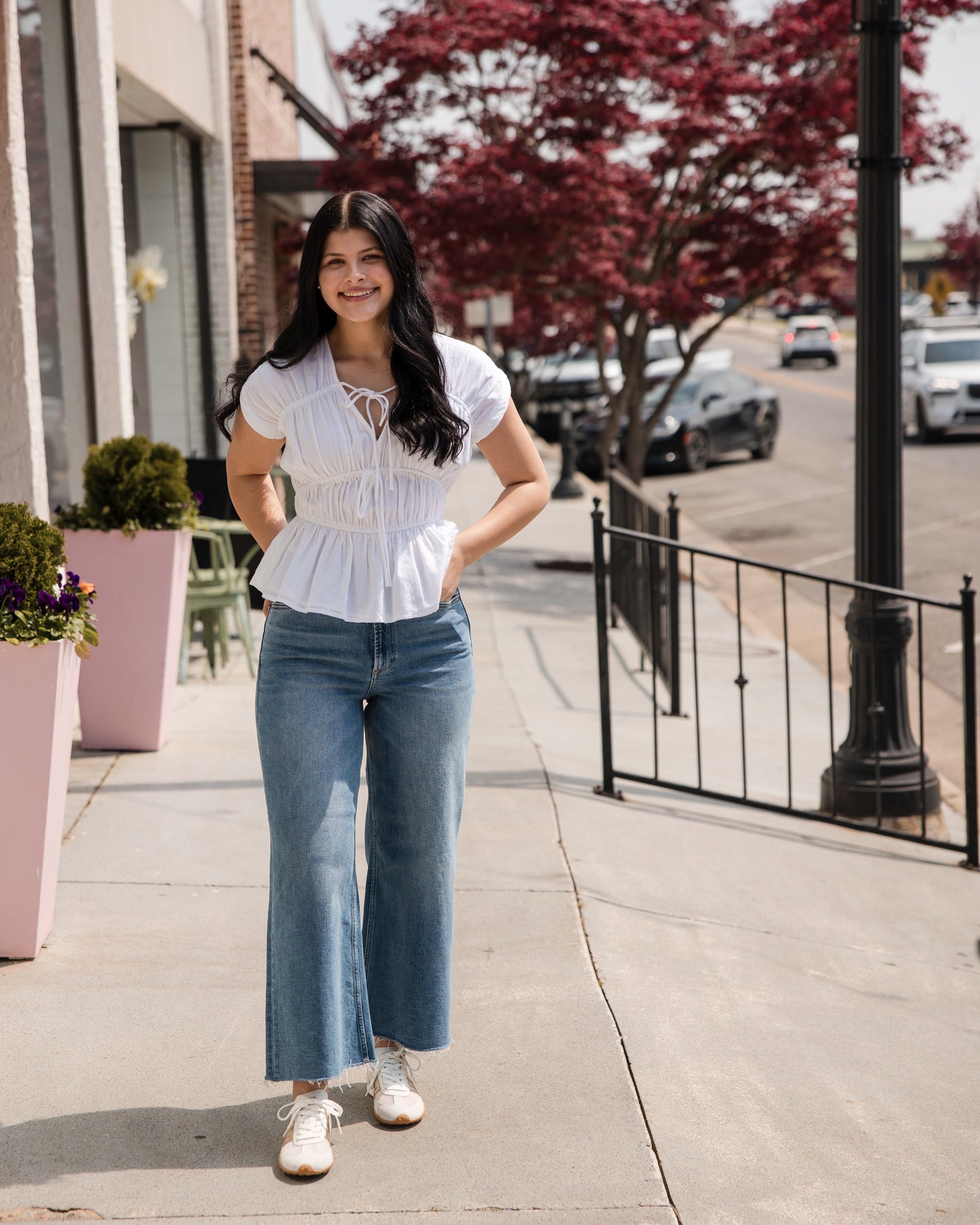 Greta Top - White