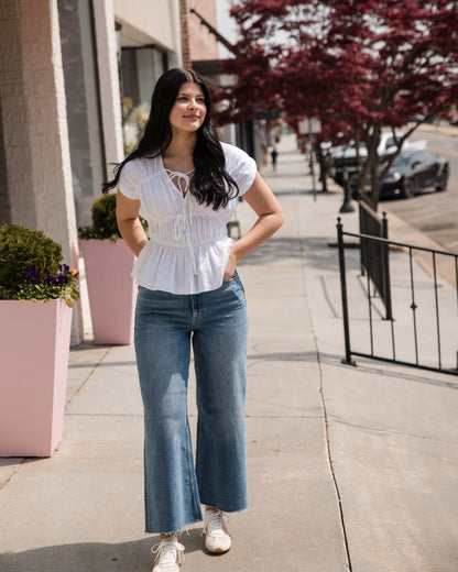 Greta Top - White
