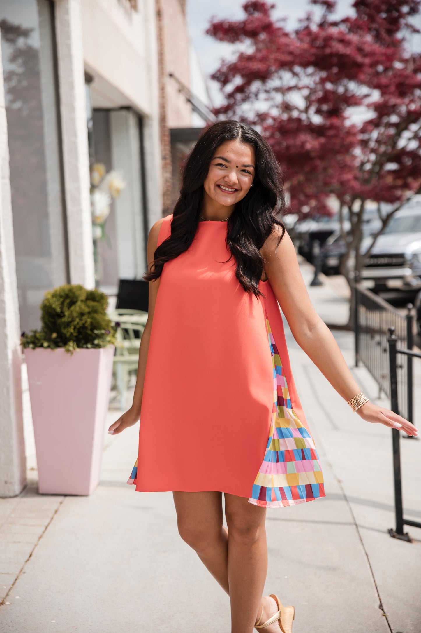 Pixie Dress - Tangerine