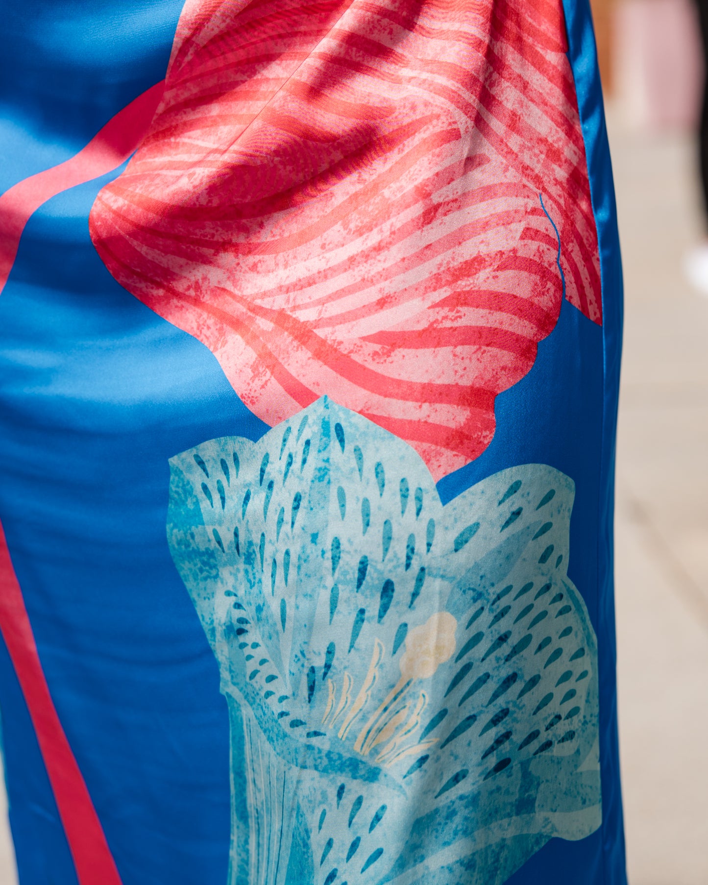 Estelle Dress - Royal Fluorescence