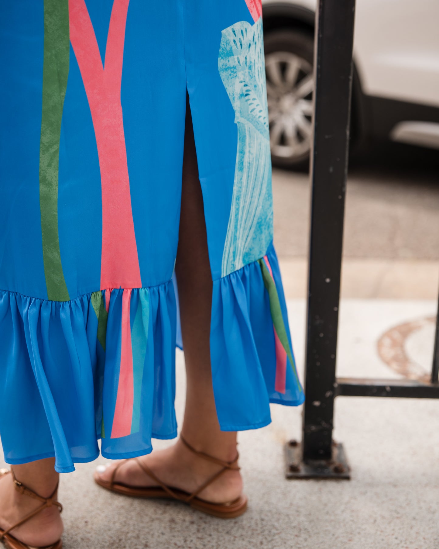 Estelle Dress - Royal Fluorescence