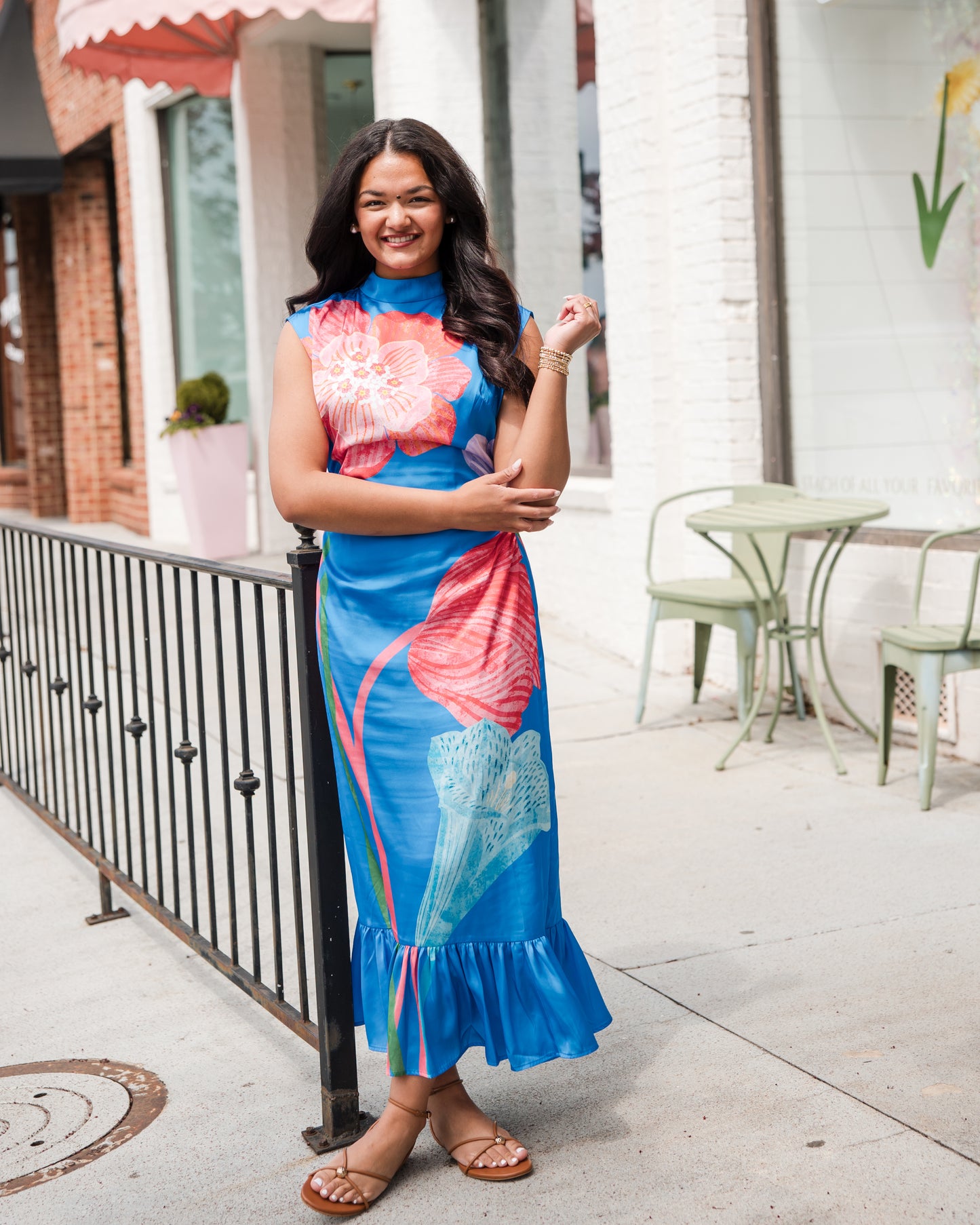 Estelle Dress - Royal Fluorescence