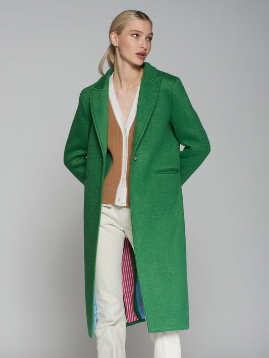 Katherin Verde Long Coat