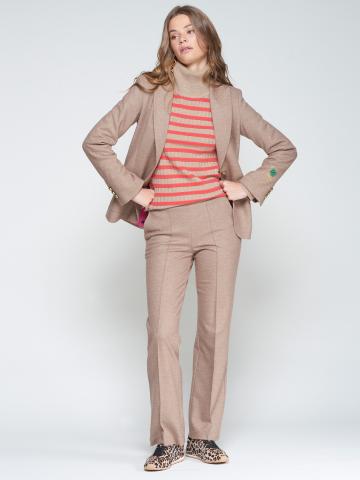 Carla Pant - Diagonal Beige