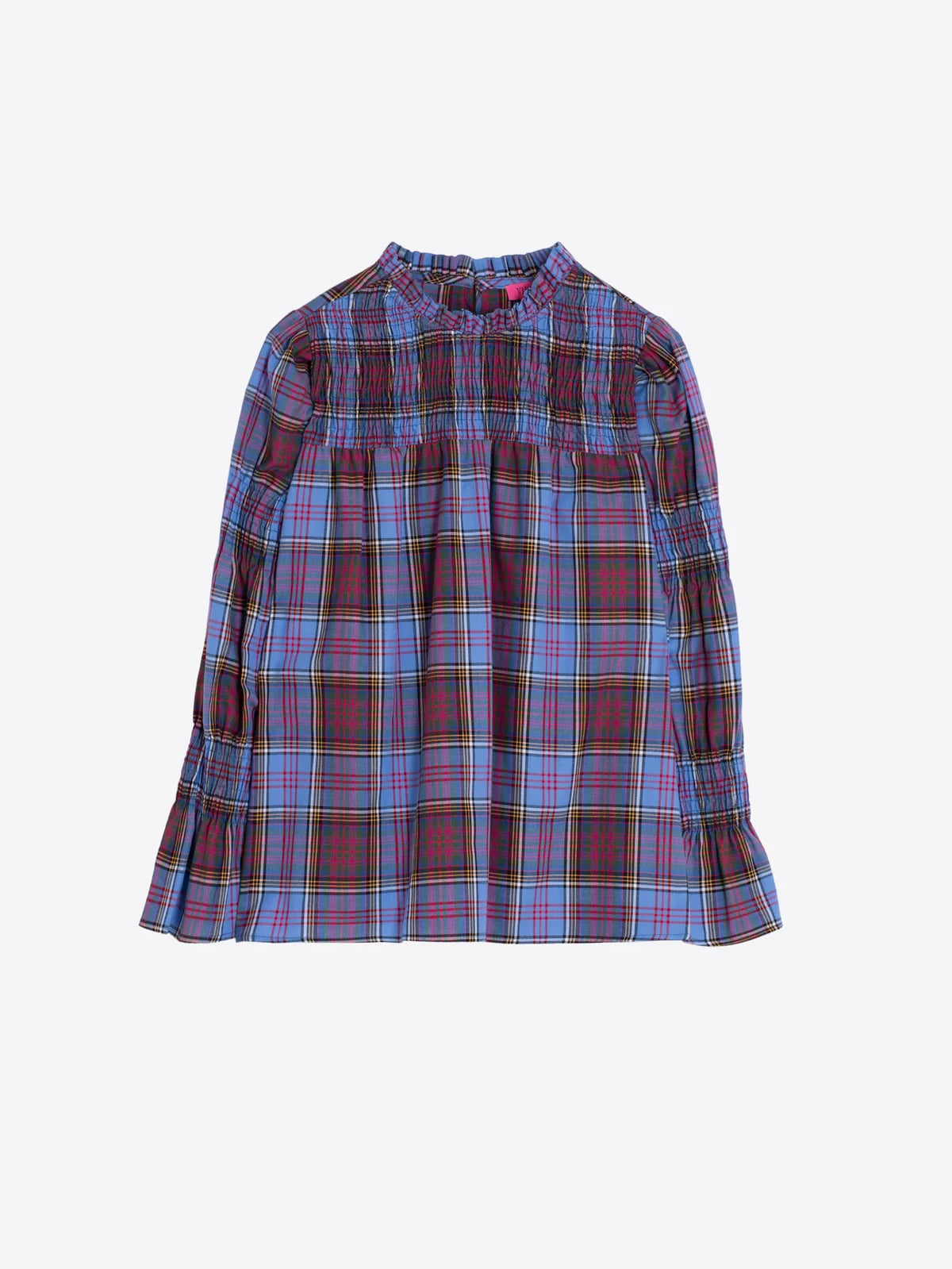 Multicolor Check Plaid Shirt - Blue