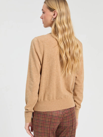 Bow Sweater - Camel
