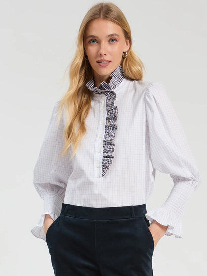 Mini Plaid Shirt - Two-Tone